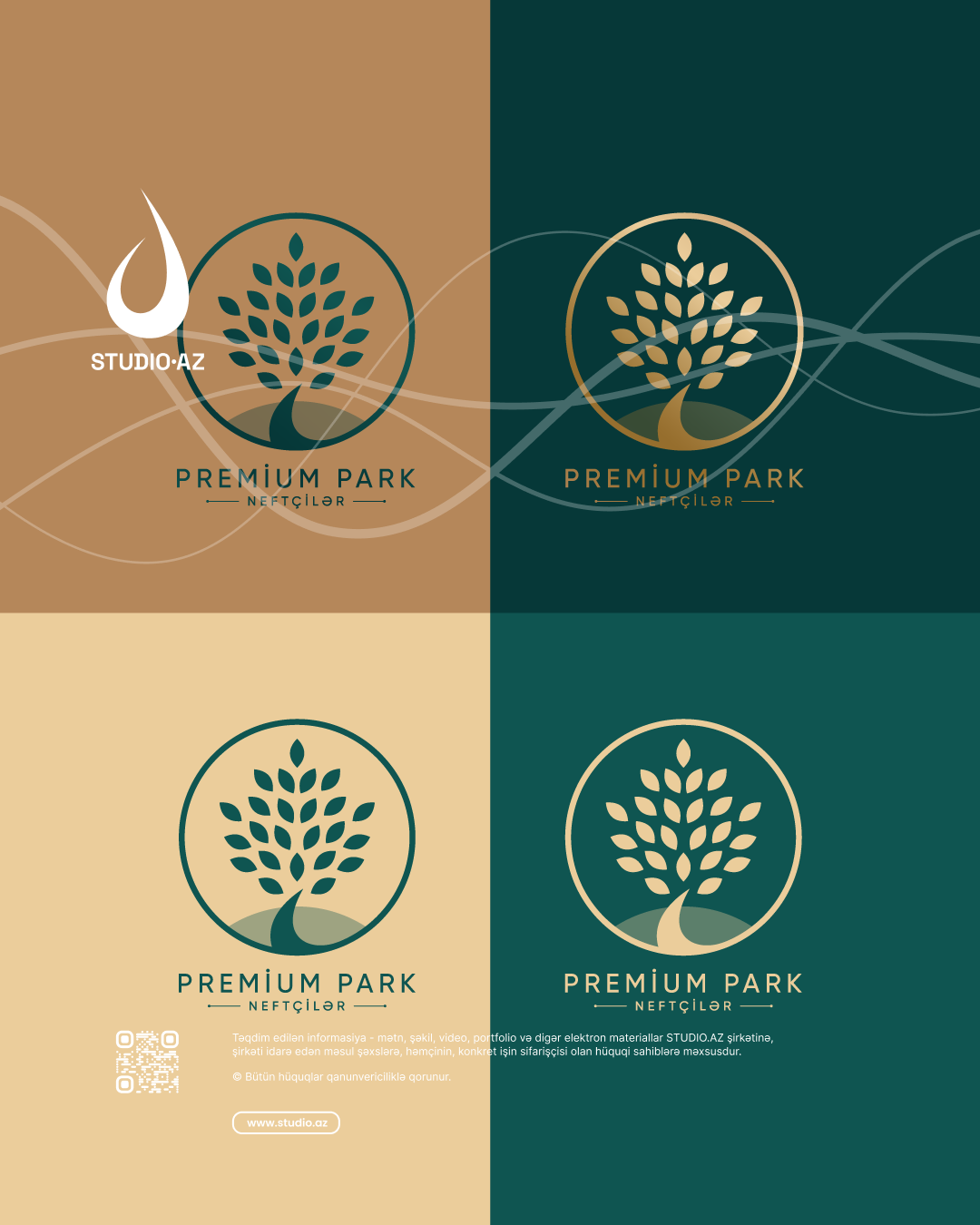 Premium Park, Neftçilər | Qrafik kimlik (Brendinq) hazırlanması • STUDIO.AZ