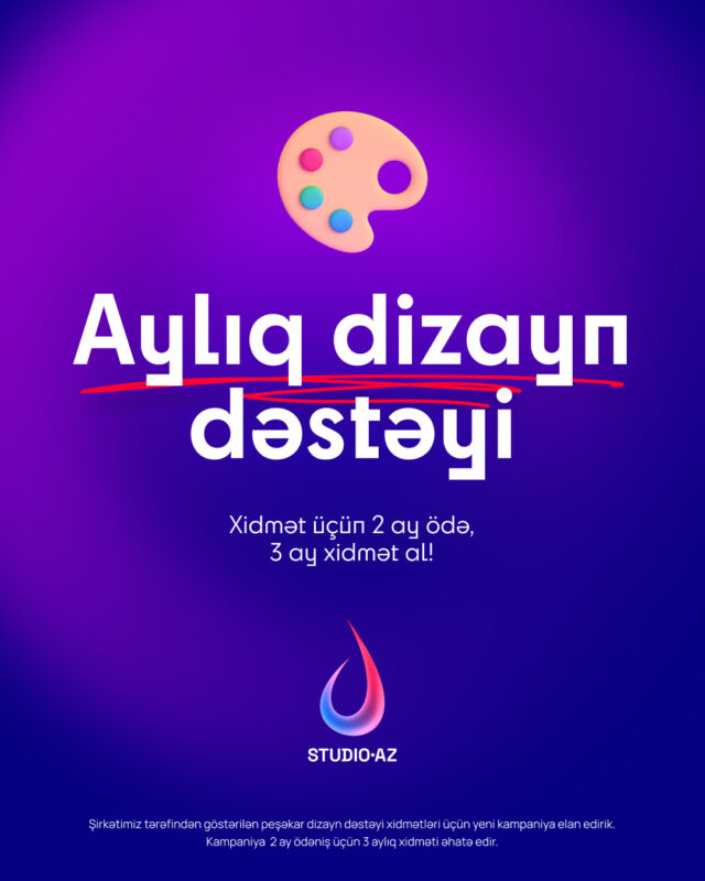 Aylıq dizayn dəstəyi